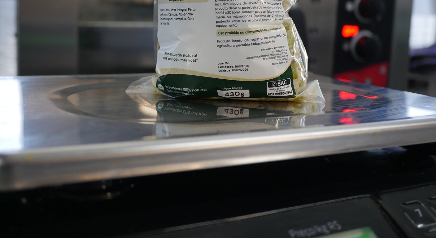 Como é feito o controle nutricional das refeições da Cão Gourmet?